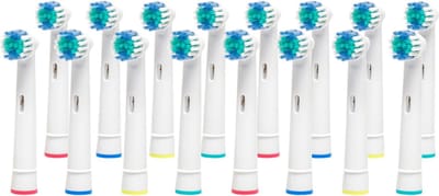 Mycare+ Opzetborstels - 16 Stuks - Vervangende Borstels voor Oral B - Borstelkoppen voor Elektrische Tandenborstel - Wit