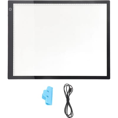Tablette graphique LED USB A3 avec écran tactile et animation au crayon