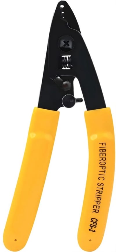 KAD® Striptang - Professionele Draadstripper voor Elektra - Comfortabele Striptang voor Elektriciteitsdraden - Geel/Zwart - 15cm x 3cm x 2cm