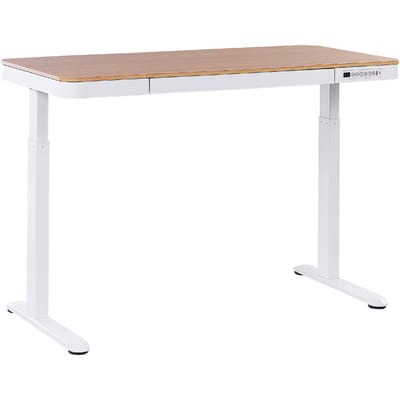 KENLY - Verstelbaar bureau - Wit - 120 cm - Vezelplaat