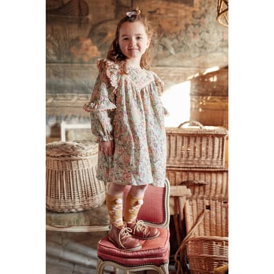 Louise Misha Dress Lara Khaki Tropical Loon Size: 6M | Dresses Outlet | Unisex | Bruin