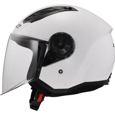 LS2 OF616 Airflow II Solid Gloss Wit 06 Jethelm - Helm