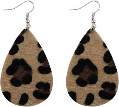 Jomide Oorhangers Leer - Leopard