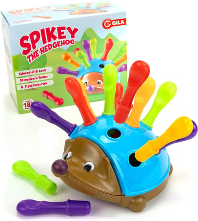 GILA Egel Fijne Motoriek kleuters - Sensorisch speelgoed baby 6 maanden 0 jaar - Baby Speelgoed 1 jaar meisjes cadeau - Sinterklaas cadeautjes Montessori speelgoed Meisjes speelgoed 2 jaar jongens - Kinderspeelgoed Peuter speelgoed 3 jaar Kleuter