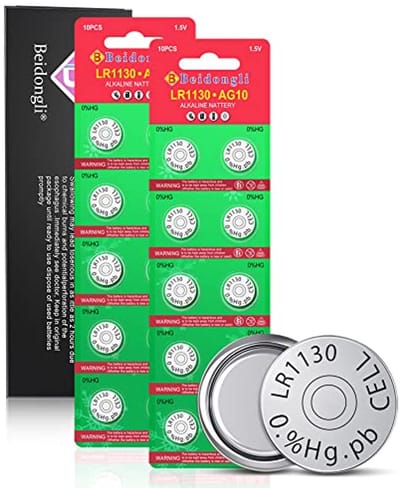 Alkaline knoopcellen LR1130 1,5V - 20 stuks
