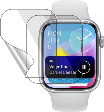 Stravo 2-Pack Apple Watch Schermbeschermer voor Apple Watch Serie 3/2/1 - 38mm - Geavanceerd TPU Materiaal [Geen Glas], Zelfherstellend, Krasbestendig HD Helder Folie voor iWatch 38mm Serie 3 2 1 - Eenvoudige Installatie