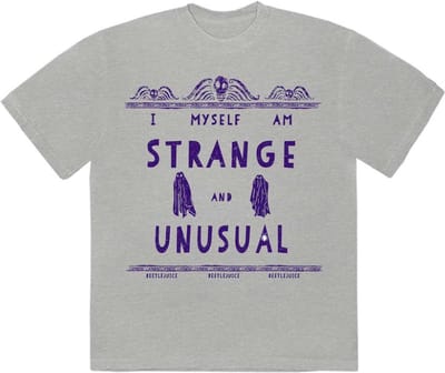 Beetlejuice - Strange & Unusual Heren T-shirt - S - Grijs