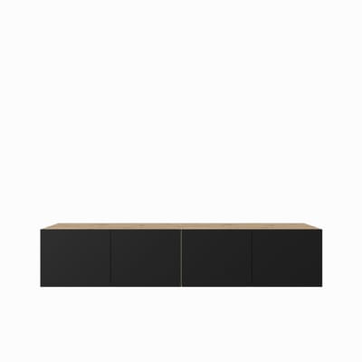 TV-kast Leo 200 (2x100) cm (artisan + zwart)