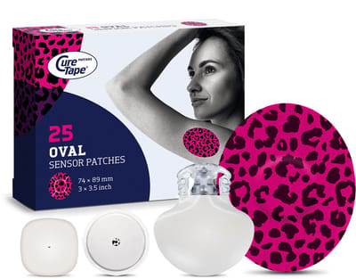CureTape Patches ART - Sensor Pleisters - Leopard - Pleisters voor Freestyle Libre, Dexcom en Medtronic Guardian sensoren - 25 Stuk(s)