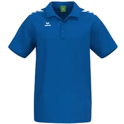 Erima Cmpt 3 Wings Polo Heren - New Royal / Wit | Maat: S