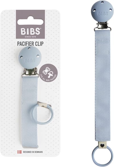 BIBS Fopspeenkoord Ribbon - Past op alle BIBS-fopspenen - Dusty Blue