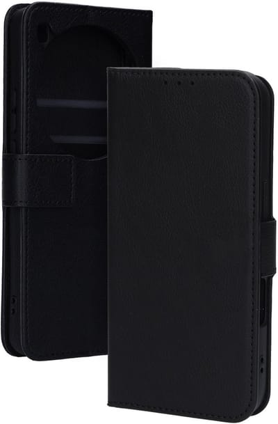 Mobiparts hoesje geschikt voor Xiaomi 15 Ultra - Wallet/Boekhoesje - Eco Leer - Magneet Sluiting - Opberg vakken - Zwart
