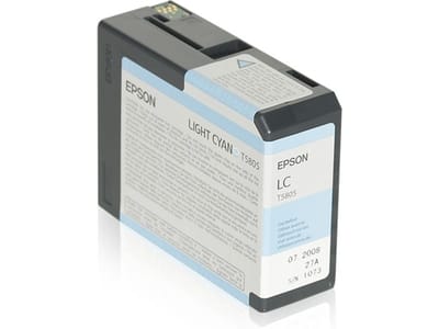 Epson enkelverpakking inktpatroon licht cyaan T580500