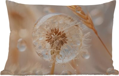 Buitenkussens - Paardenbloem - Water - Natuur - Stilleven - Modern - 60x40 cm - Weerbestendig