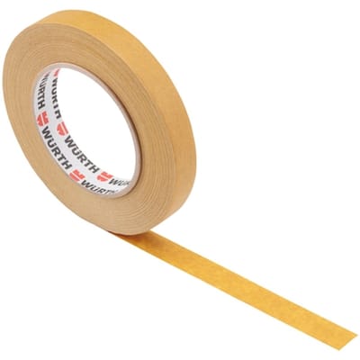Wurth - Afplaktape, crêpe, hittebestendig - Hittebestendige afplaktape, crêpe +120 °C x 12 st