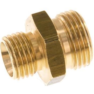 G 3/8'' x G 1/4'' Messing Borstnippel 16 Bar [5 Stuks]