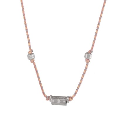 Go Dutch Label Ketting geluk kraal amour Zilver N1836-1