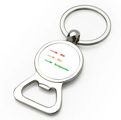 Akyol - shhh, bijna, nu mag je praten flesopener - Quotes - mensen die houden van quotes - grappige tekst - quotes - verjaardag - cadeau - kado - geschenk - 9 bij 3 cm