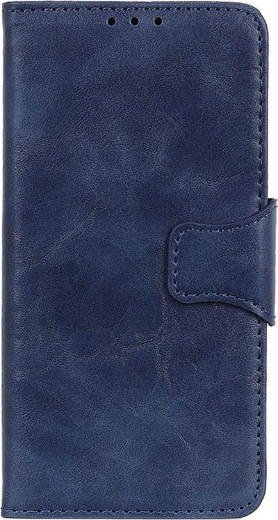 Shop4 - Samsung Galaxy S22 Plus Hoesje - Wallet Case met Pasjeshouder Cabello Blauw
