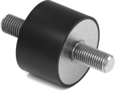 Rubbermagazijn - Trillingsdemper - Type A - 30x20mm - M8 - Set 10 stuks