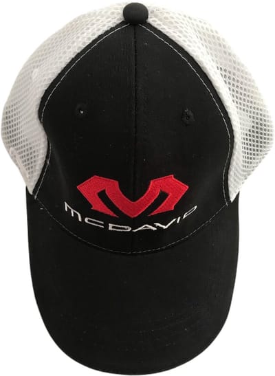 McDavid Cap zwart wit rood