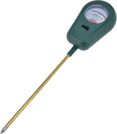 Tbest Bodemmeters, Bodemtesterset 3 in 1 Multifunctionele Vruchtbaarheid Vocht PH-meter voor Tuin Boerderij Binnen Buiten
