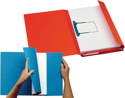 Jalema Secolor Combimap, pak van 10 stuks, rood 4 stuks