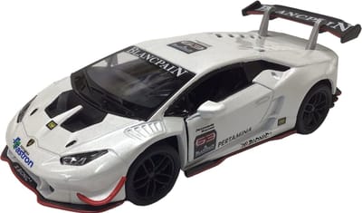 Kinsmart Schaalmodel Lamborghini Huracan 1:36 Pull-back Wit
