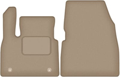 Wielganizator WLG-CARLUX Serie - Auto Vloermatten Voor - Beig - Renault Megane E-Tech - 2022