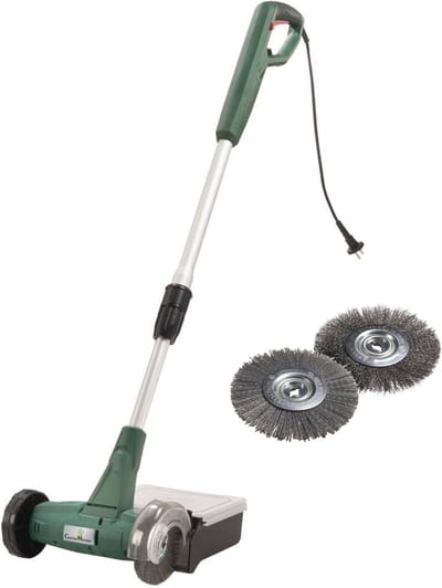 Gartenmeister Voegenreiniger / Onkruidborstel | incl. opvangbox | 500W | Telescopisch handvat