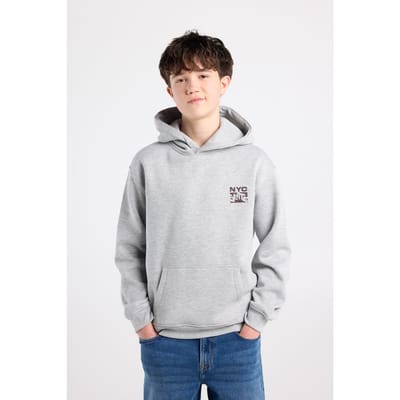 America Today Stuart Hood Jr Light Grey Melange Größe: 146/152 | Sportbekleidung Outlet | Unisex | Grau