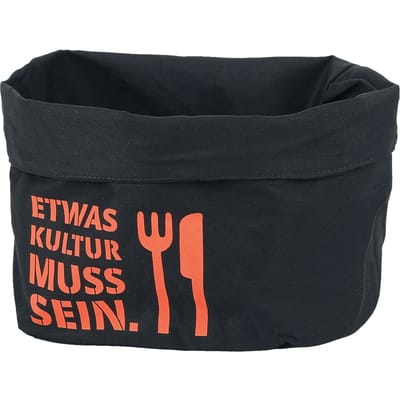 Rammstein Bewaardoos - Etwas Kultur muss sein. - Brotkorb - voor Geen - zwart-oranje