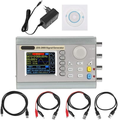 DDS Signaalgenerator Twee Kanaals Functiegenerator met Teller en Arbitraire Golfvormen tot 60 MHz
