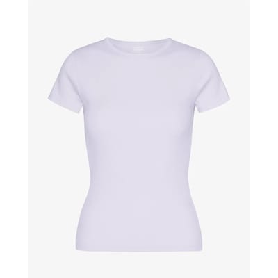 Dames-T-shirt Colorful Standard Organic Rib Soft Lavender
