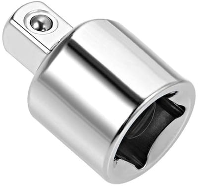 Dailygoods - 3/8 Inch (F) naar 1/4 Inch (M) Socket Adapter met Kogelsluiter