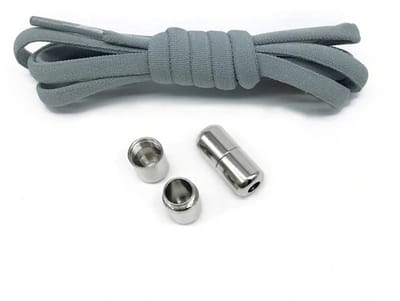 ( Licht Grijs) - Elastische Schoenveters - Schoenen & Kleding - Sport - Anti-losse veters - Schoencadeautjes | Licht Grijs