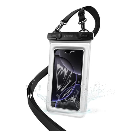 Mobilize Telefoonhoesje geschikt voor Flexibel TPU Waterdicht Hoesje | Mobilize Floating Bag - Wit