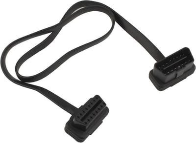 OBD-II Verlengkabel 60cm 16 Pin Mannelijke naar Vrouwelijke Diagnostische Connector voor Bluetooth Wifi USB ECU Lezers