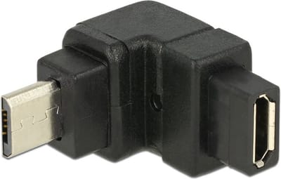 DeLOCK USB2.0Micro-B/USB2.0Micro-B Zwart