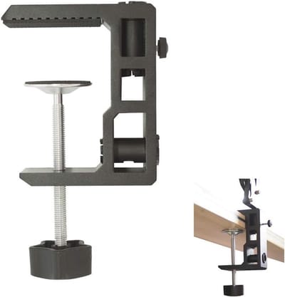Heavy Duty Aluminium Tafel Montagesysteem voor Microfoons, Tablets en Lampen - Verstelbare C-Klem en Schaarstand