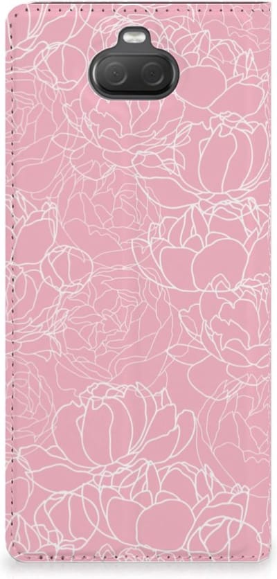 Sony Xperia 10 Plus Smart Cover White Flowers