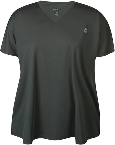 Zhenzi -Annie 1222-T-Shirt S/S Deep Forest maat XS=40