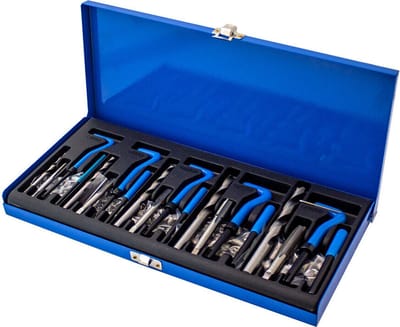 Bituxx Draadreparatieset / Schroefdraad Reparatieset - 131-Delig - M5 / M6 / M8 / M10 / M12 - Incl. Koffer