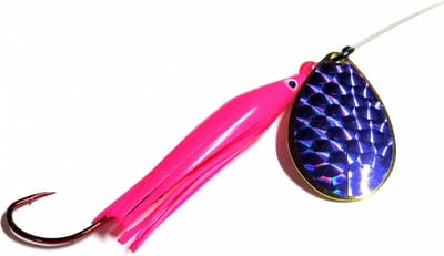Zachte Kunststof Lures - Vis Aas - Zalm Vangen - Met Rode Octopus Haak - One Size - Paarse Koning