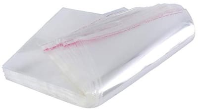 Transparante cellofaanzakken 30 x 40 cm - 100 stuks - Zelfdichtend voor Kleding en Cadeaus