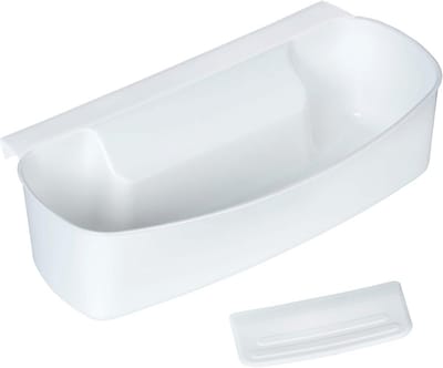Vassoietto per Rifiuti da Cucina - 32,4 x 9,2 x 17,3 cm - Bianco