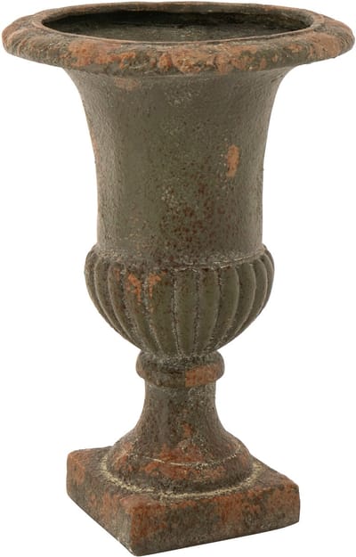 J-Line bloempot Antiek - polyresin - donkergroen - large