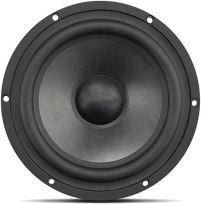 Midwoofer Speaker Driver - Luidspreker Unit - Muziek Luisteren - Koolstofvezel Kegel - 6.5 Inch - Zwart