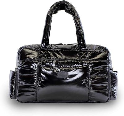 Baby luiertas - Draagtas verzorging - Baby verzorgen - Waterdicht met riemen - 43 x 30 x 15 cm - Zwart