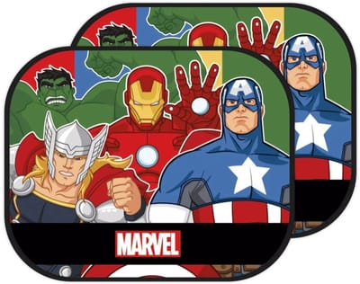 Avengers zonneschermpjes voor ramen, 2 stuks